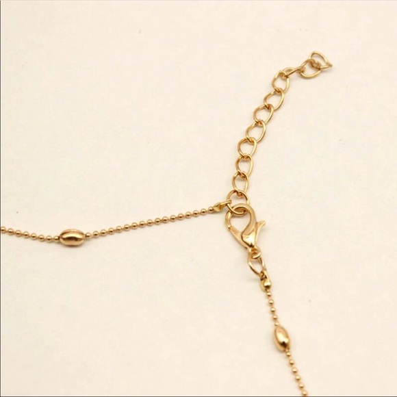LAST 1! Layered Necklace Gold Pearl Diamond - Picture 5 of 7
